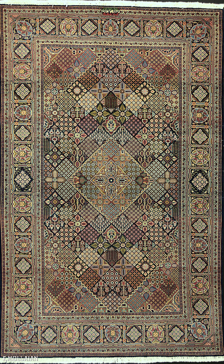 Tapis Persan Antique Kashan Kurk n°:71731502